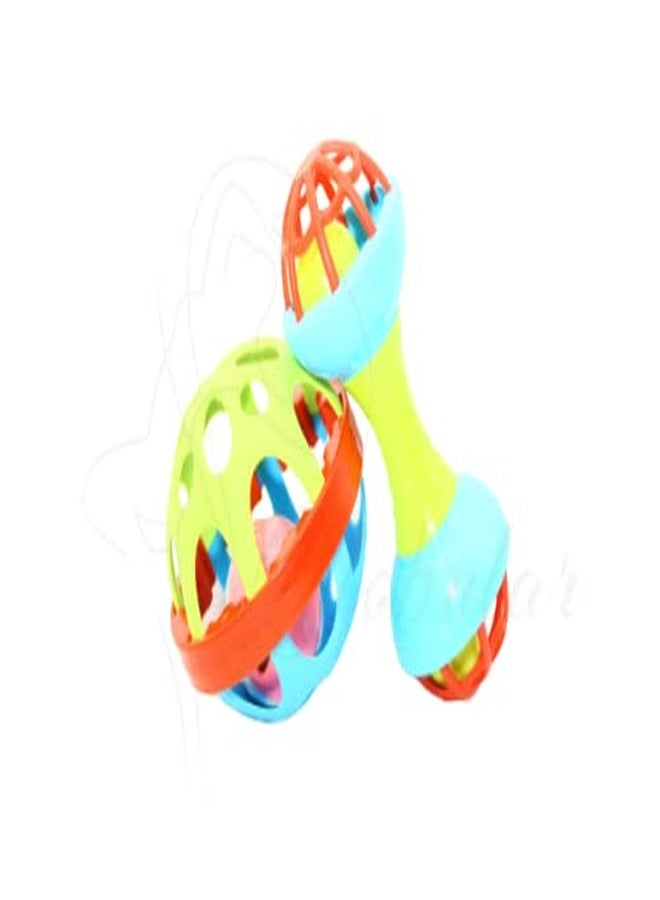 Globular Rattle for Babies Non-Toxic 6months+ Baby Rattles & Teethers Early Development Toys for Infants Toddlers Toy Little New Born Baby Toy Kids (5 Piece Combo Rattle) - Image 4